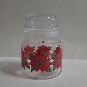 Libbey Christmas Canister